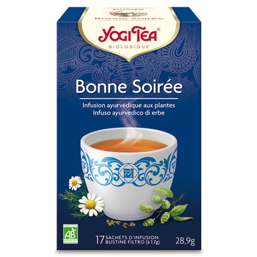 Bio-Fenchel-, Kamillen- und Hopfenaufguss - Guten Abend - Yogi-Tee