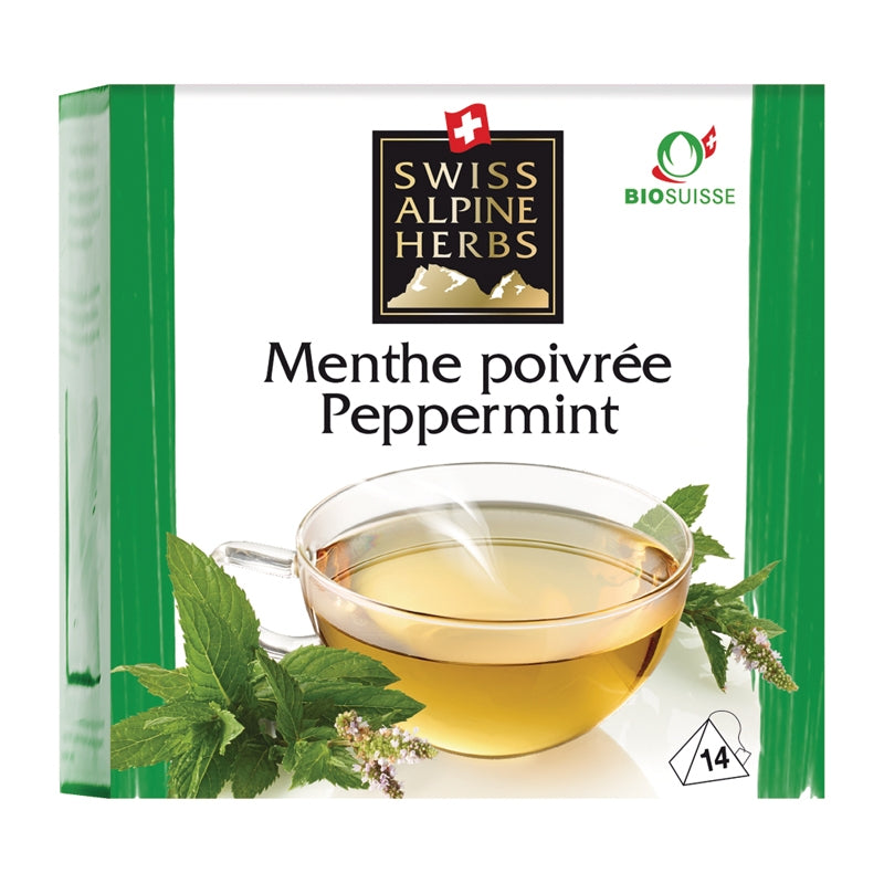 Bio-Pfefferminztee - 14 Beutel - Schweizer Alpenkräuter