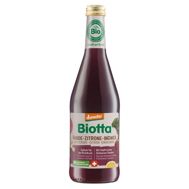 Biotta - Jus de betterave, citron & gingembre BIO 500ml