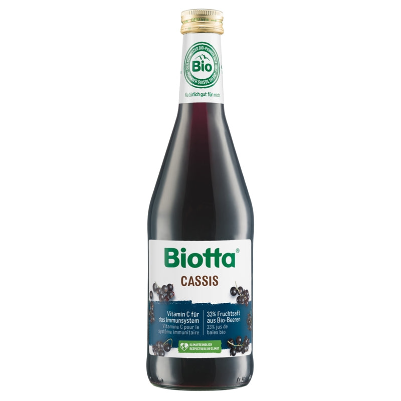 Biotta - Jus de cassis avec extrait d'infusion & jus d'agave BIO 500ml
