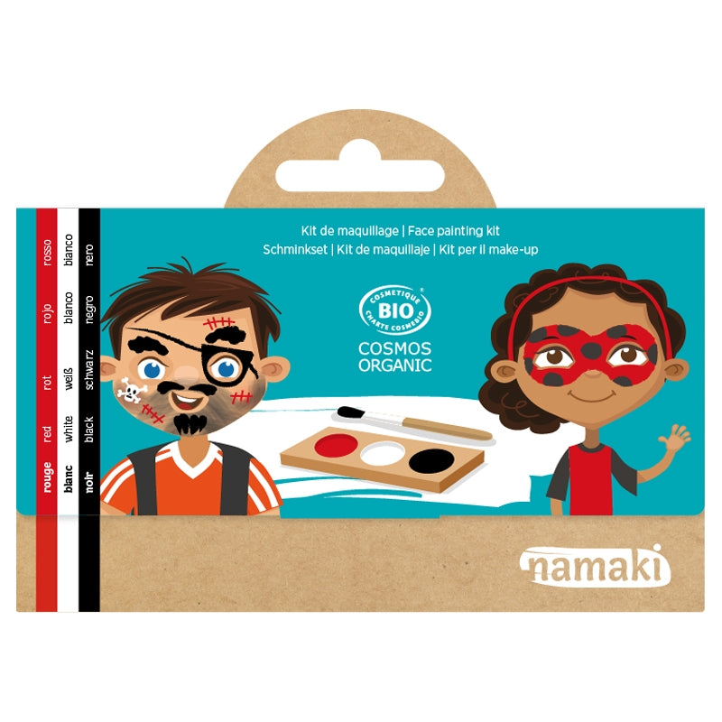 Kit de maquillage BIO 3 couleurs Pirate & Coccinelle