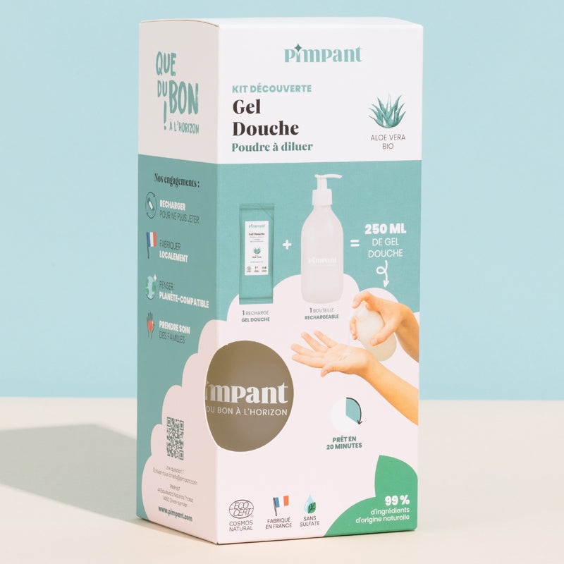 Kit découverte gel douche aloe vera