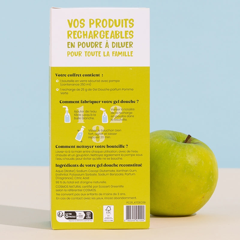 Entdeckungsset Duschgel grüner Apfel