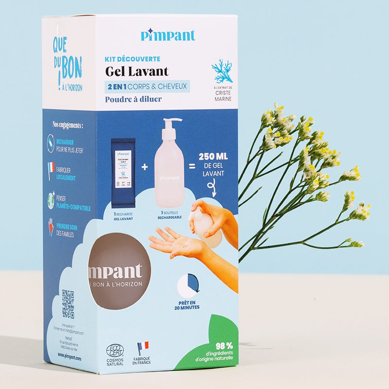 Kit découverte gel lavant 2 en 1 criste marine