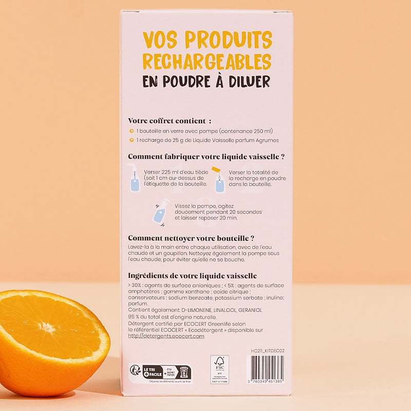 Pimpant Citrus Geschirrspülmittel-Entdeckungsset