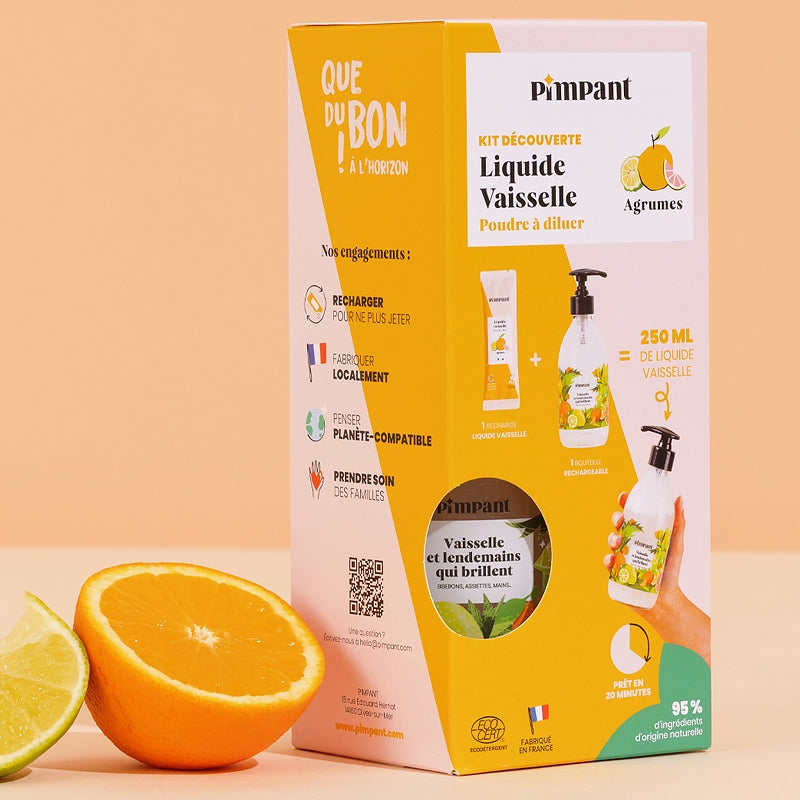 Pimpant Citrus Geschirrspülmittel-Entdeckungsset