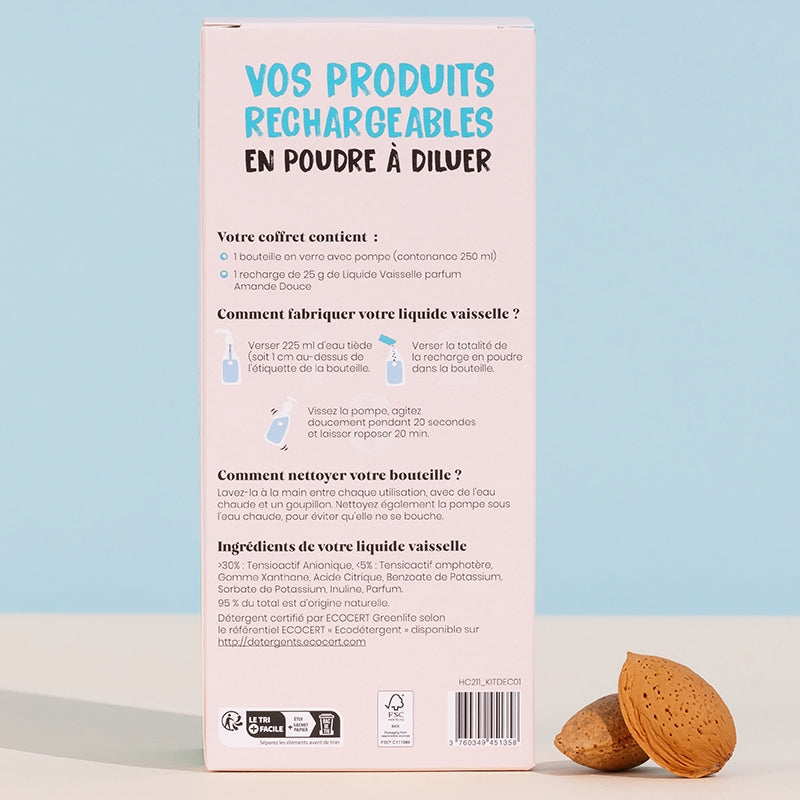 Sweet Almond Geschirrspülmittel-Entdeckungsset - Pimpant