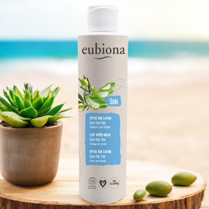Eubiona - Lait après-soleil BIO olive & aloe vera 200ml
