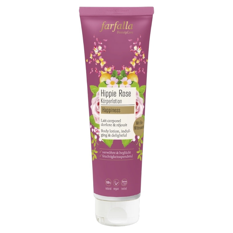 Farfalla - Lait corporel BIO rose, iris, vanille & orange 150ml