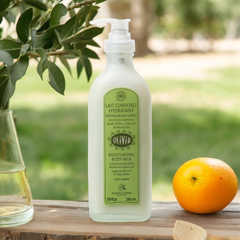Lait corporel hydratant BIO olive & mandarine verte