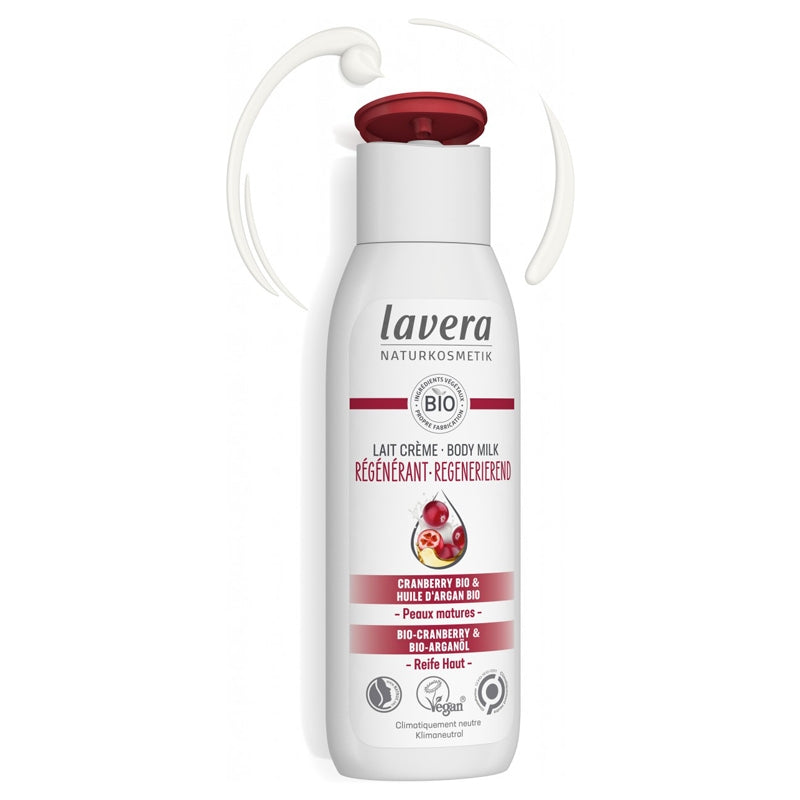 Lavera - Lait crème régénérant BIO cranberry & argan 200ml