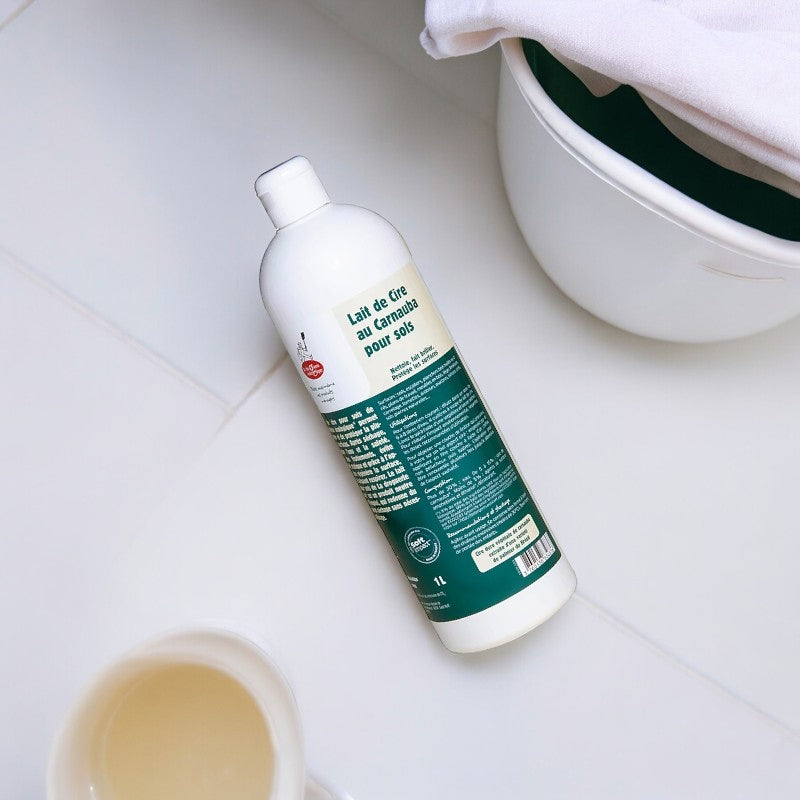 La Droguerie Écologique - BIO-Carnaubawachs - Pflegemilch für Böden 1l