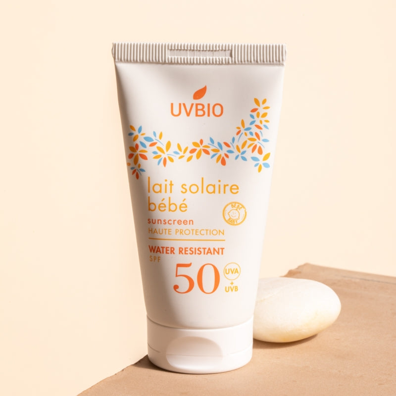 Lait solaire bébé BIO IP 50
