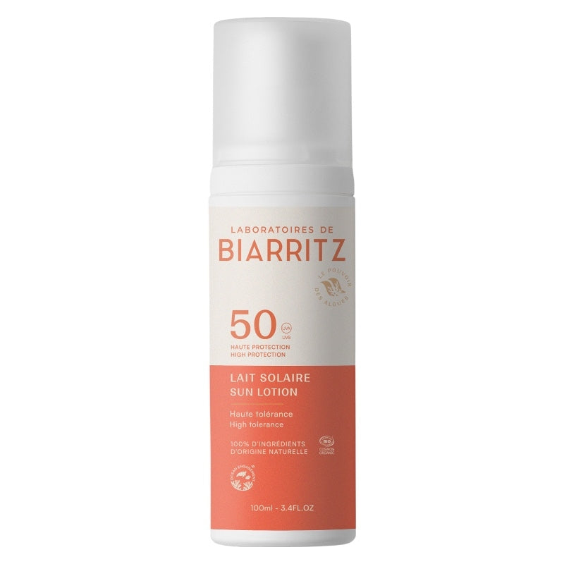 Laboratoires de Biarritz - Lait solaire visage & corps BIO IP 50 100ml