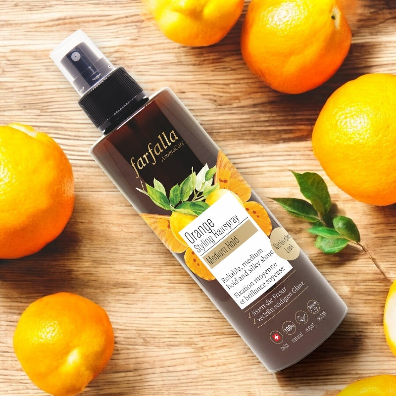 Farfalla - Laque pour cheveux BIO orange 200ml