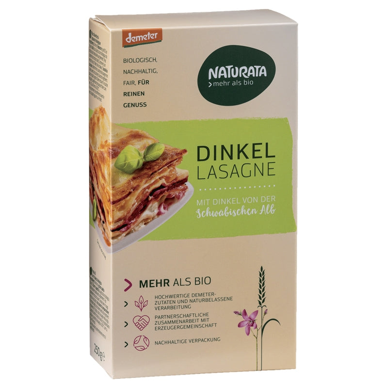 Lasagne blanche d'épeautre BIO