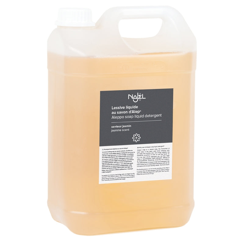 Lessive au savon d'Alep parfum jasmin 5l - Najel