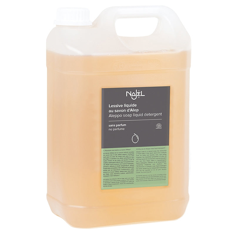 Lessive au savon d'Alep sans parfum 5l - Najel