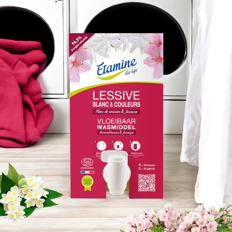 Etamine du Lys - Lessive fleur de cerisier & jasmin 10kg