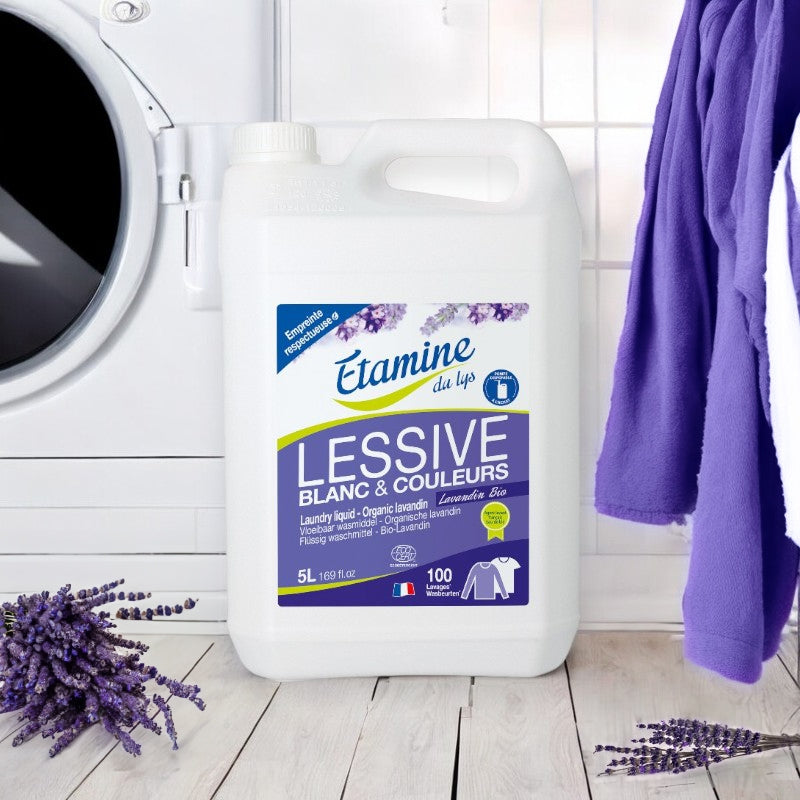 Etamine du Lys - Umweltfreundliches Flüssigwaschmittel mit Lavendelduft 5l