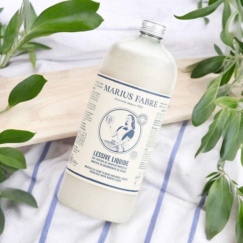 Lessive savon de Marseille & bicarbonate 1l - Marius Fabre