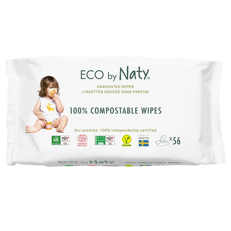 Lingettes douces bébé ECO sans parfum