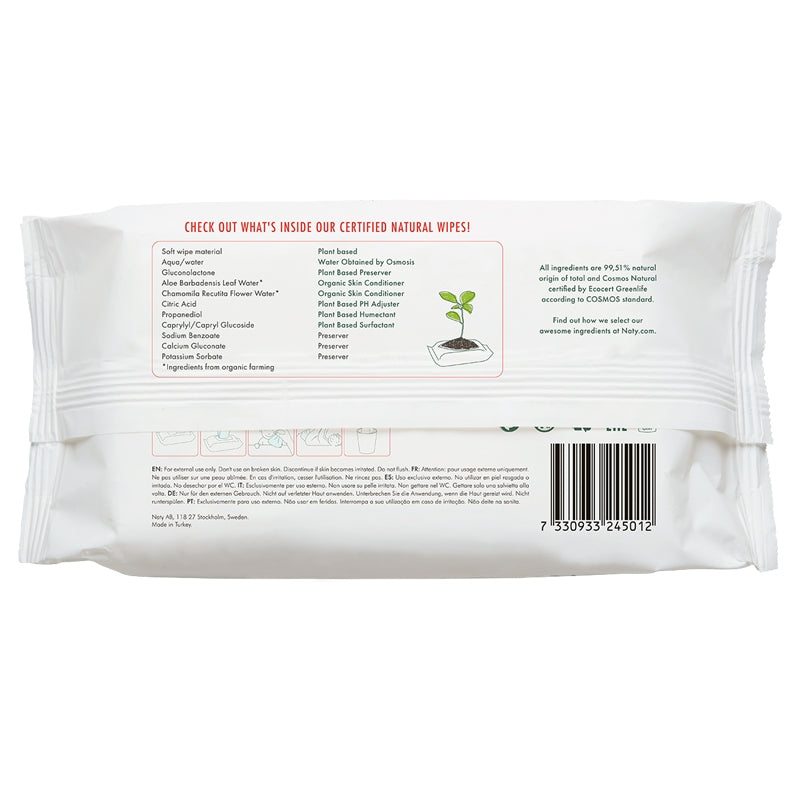 Lingettes douces bébé ECO sans parfum