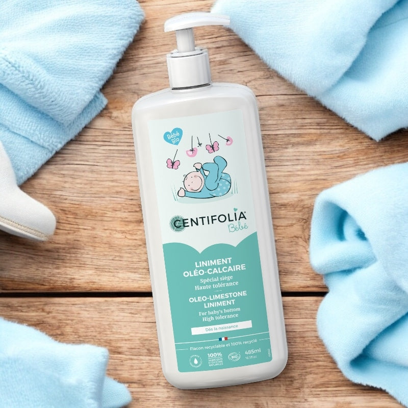Centifolia - Liniment oléo-calcaire bébé BIO aloe vera 485ml