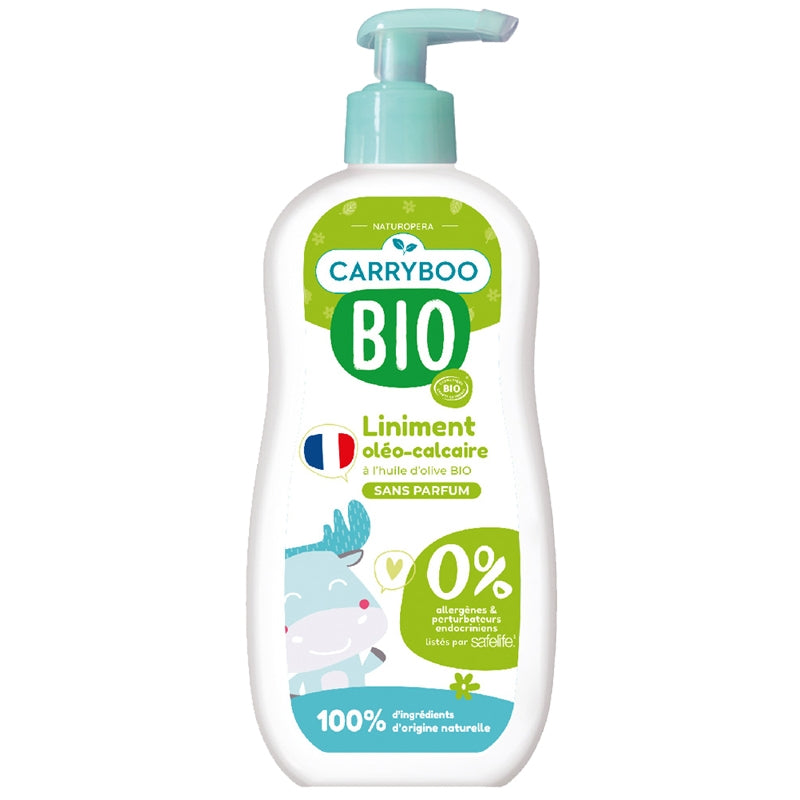 Carryboo - Liniment oléocalcaire BIO olive 450ml