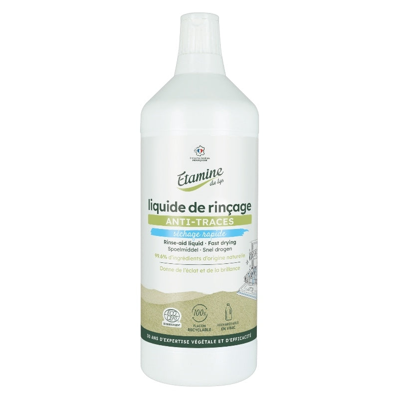 Etamine du Lys - Liquide rinçage brillance lave-vaisselle écologique 1l