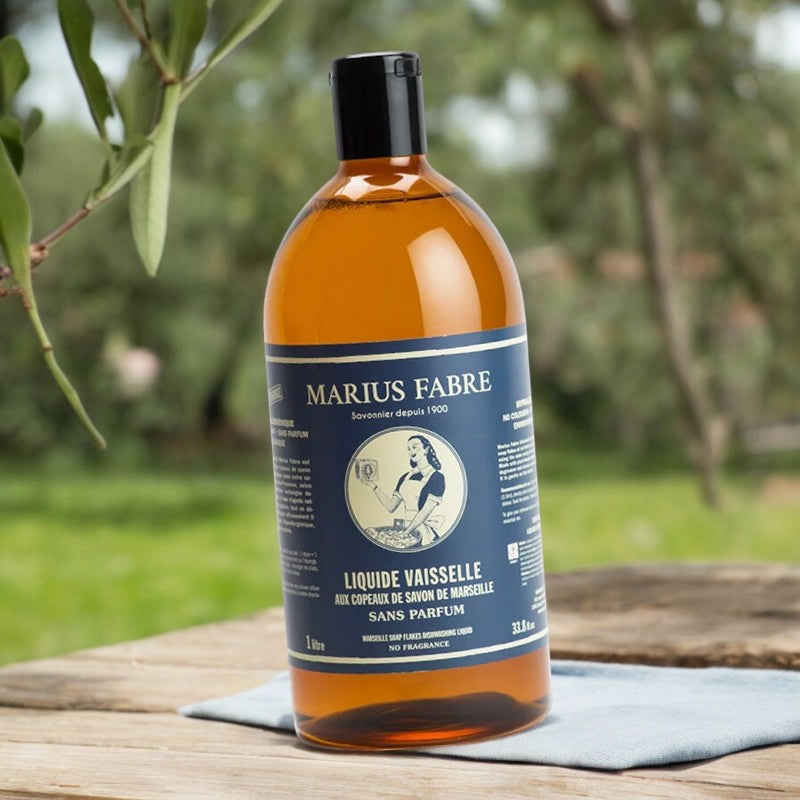 Liquide vaisselle aux copeaux de savon de Marseille