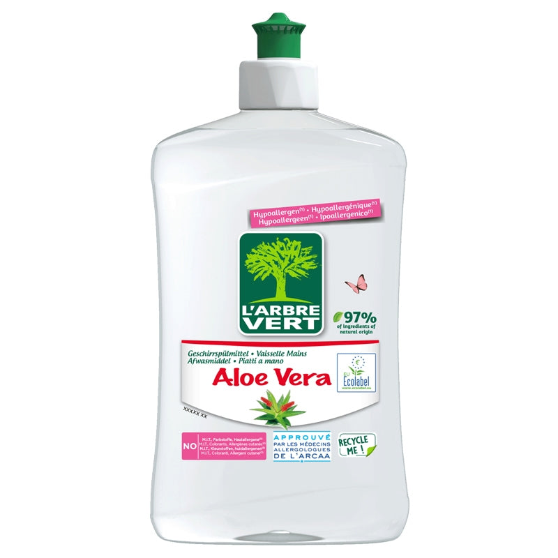 L'Arbre Vert - Liquide vaisselle écologique aloe vera 500ml