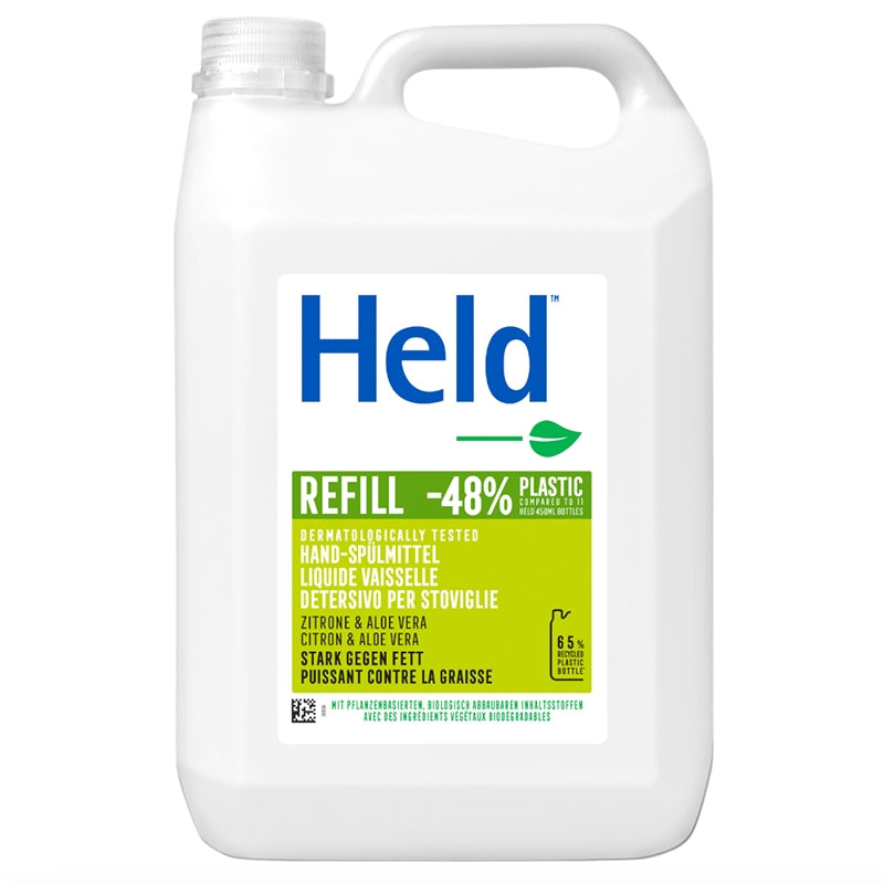Held - Liquide vaisselle écologique citron & aloe vera 5l