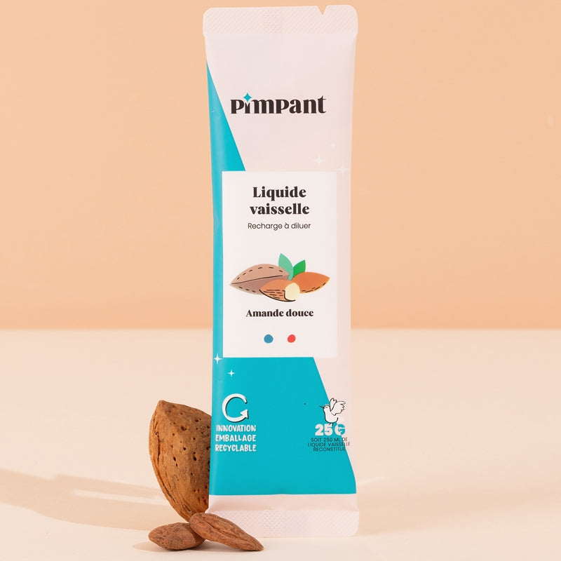 ECO Sweet Almond Geschirrspülmittel Nachfüllpackung - 25 g - Pimpant