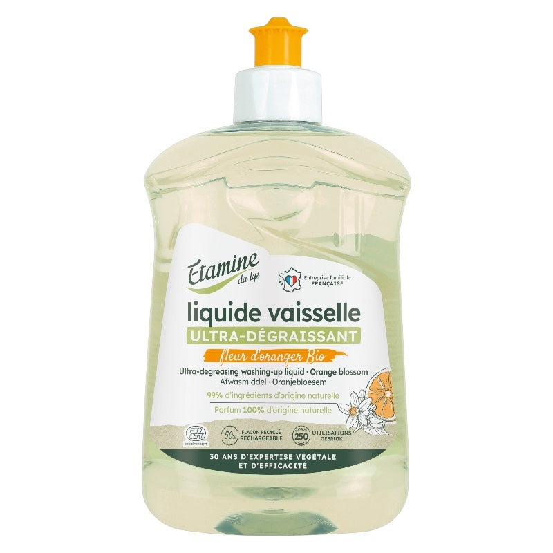 Etamine du Lys - Liquide vaisselle ultradégraissant fleur d'oranger 500ml
