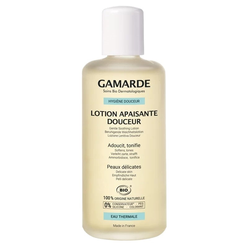Gamarde - Lotion apaisante douceur BIO - eau thermale - peaux délicates - 200ml