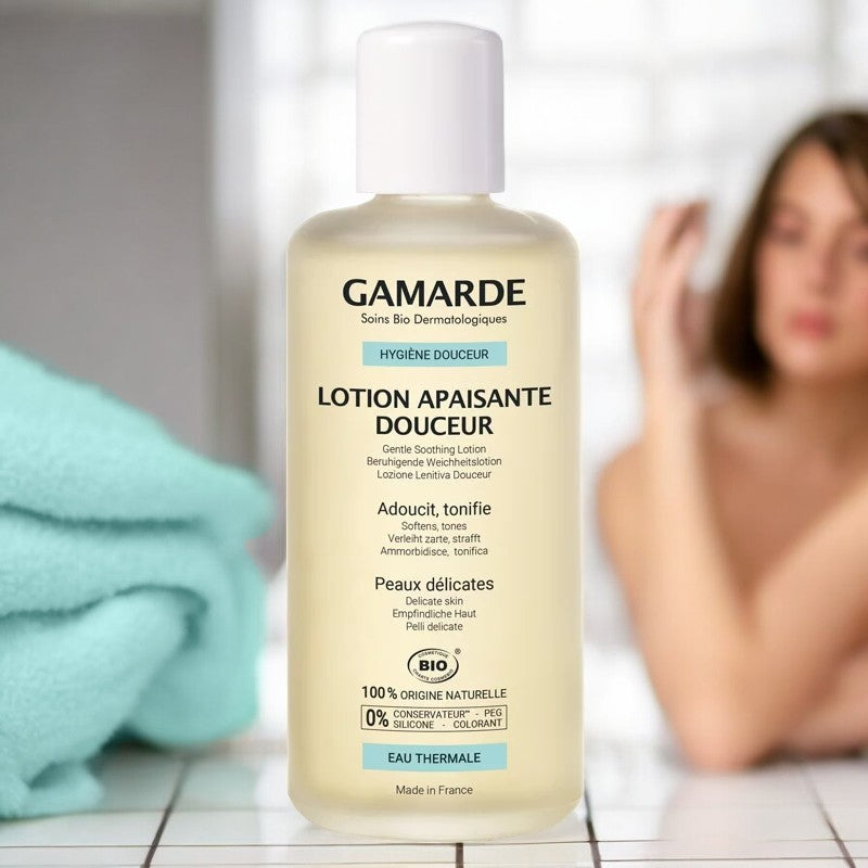 Gamarde - Lotion apaisante douceur BIO - eau thermale - peaux délicates - 200ml