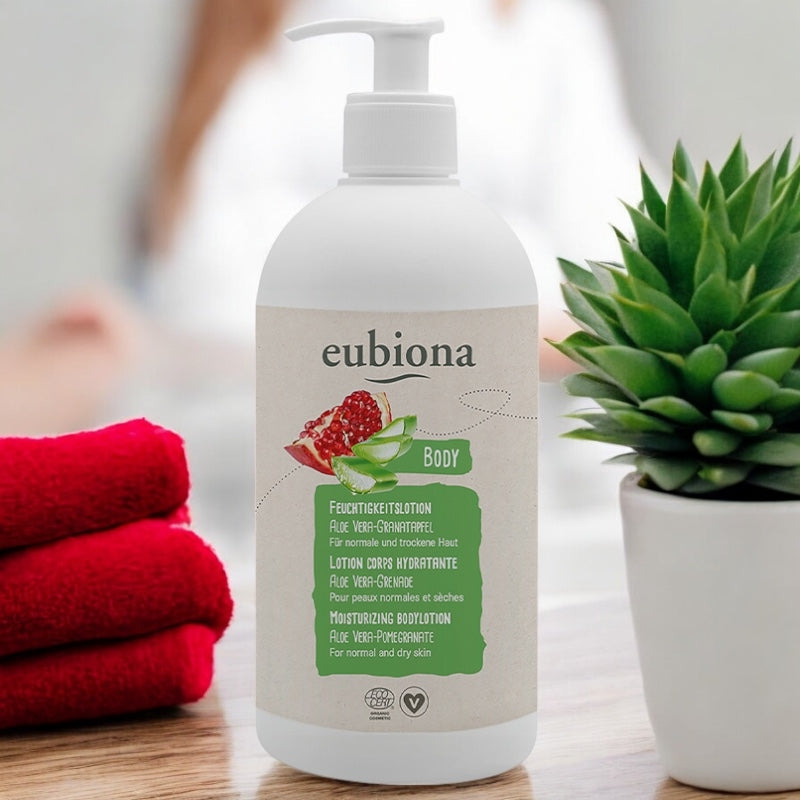 Eubiona - Lotion corps hydratante BIO aloe vera & grenade 500ml