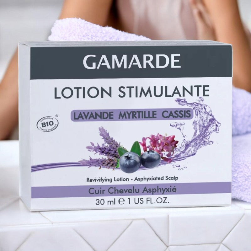 Gamarde - Lotion stimulante BIO - rafraîchit le cuir chevelu - 6x5ml
