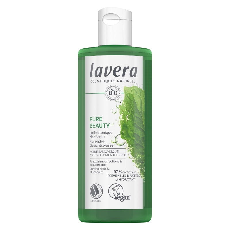 Lavera - Lotion tonique clarifiante BIO acide salicylique & menthe 200ml