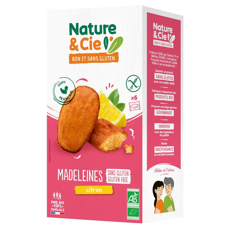 Madeleines au citron BIO