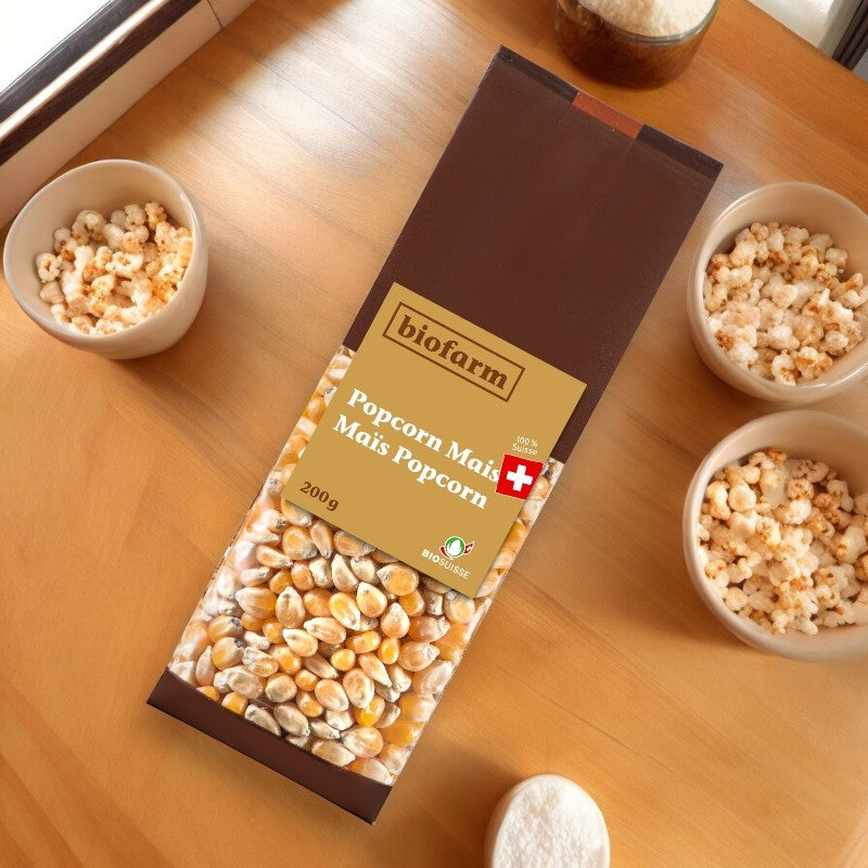 Biofarm - Bio-Popcornmais aus der Schweiz 200g