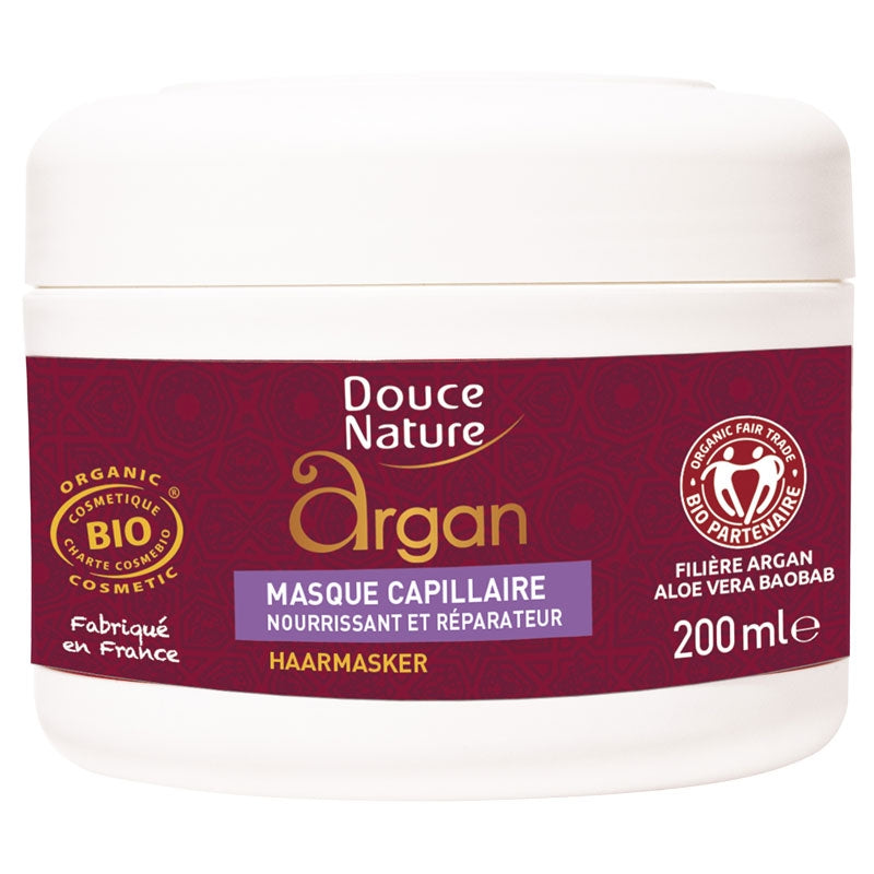 Douce Nature - Masque capillaire BIO huile d'argan & karité 200ml