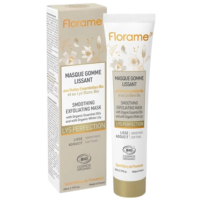 Florame - Masque gomme lissant BIO lys blanc 65ml
