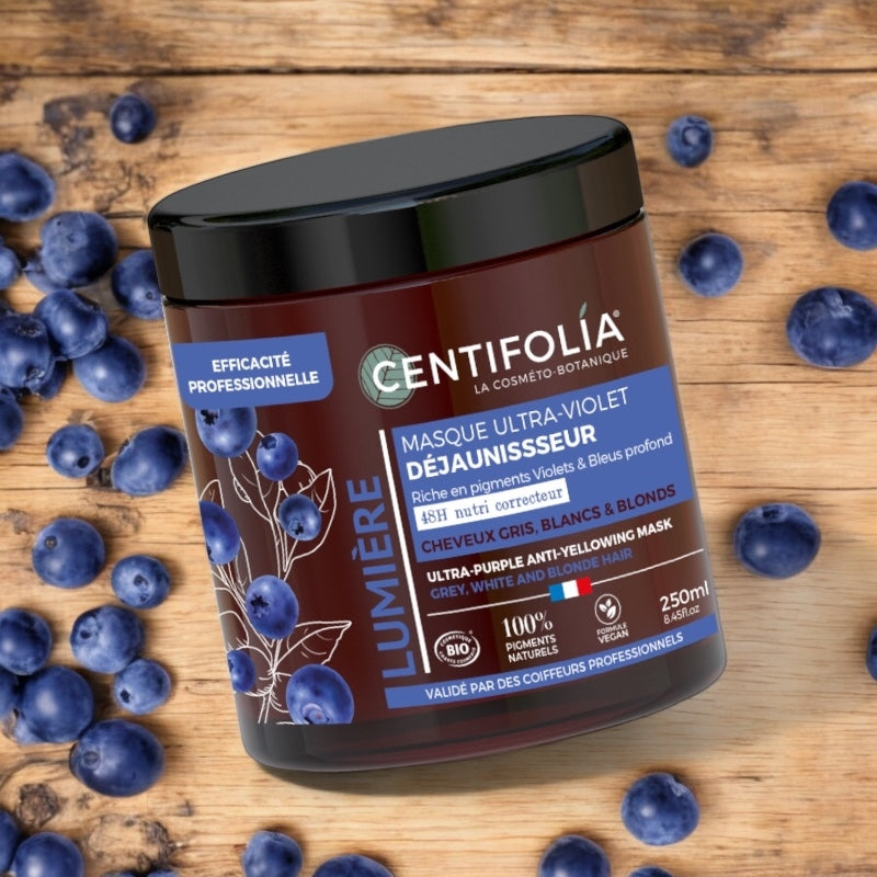Centifolia - Masque ultra violet déjaunisseur BIO myrtille 250ml