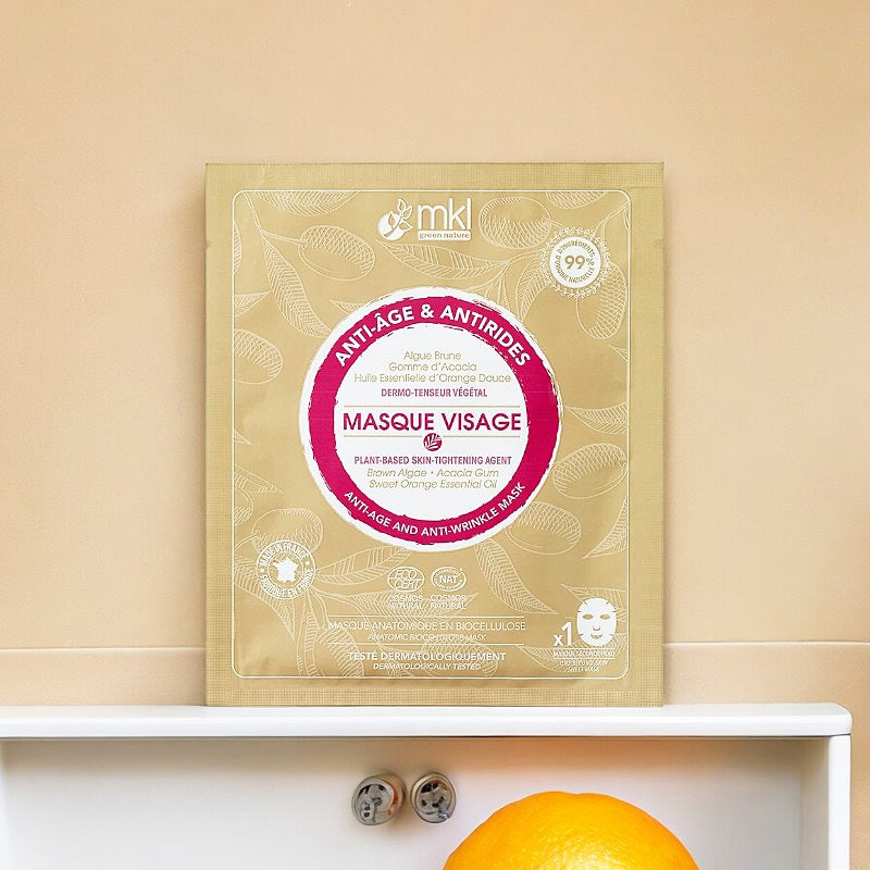 Masque visage anti-âge & anti-rides algue brune