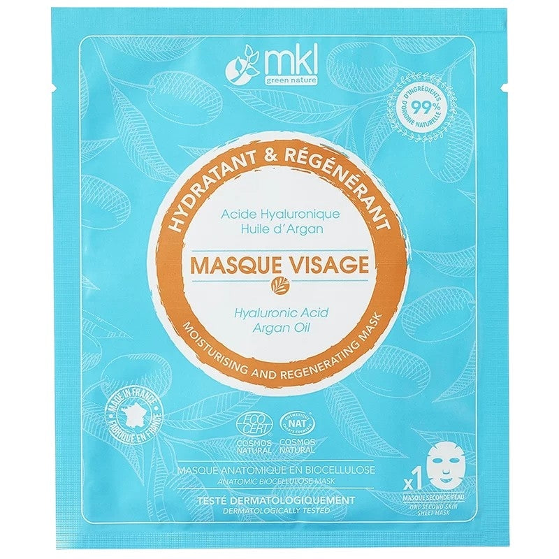 Masque visage hydratant & régénérant argan