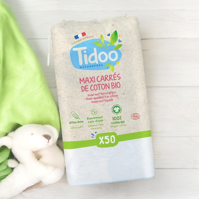 Maxi carrés de coton BIO