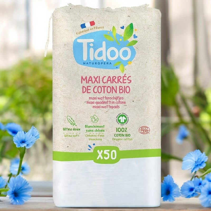 Maxi carrés de coton BIO