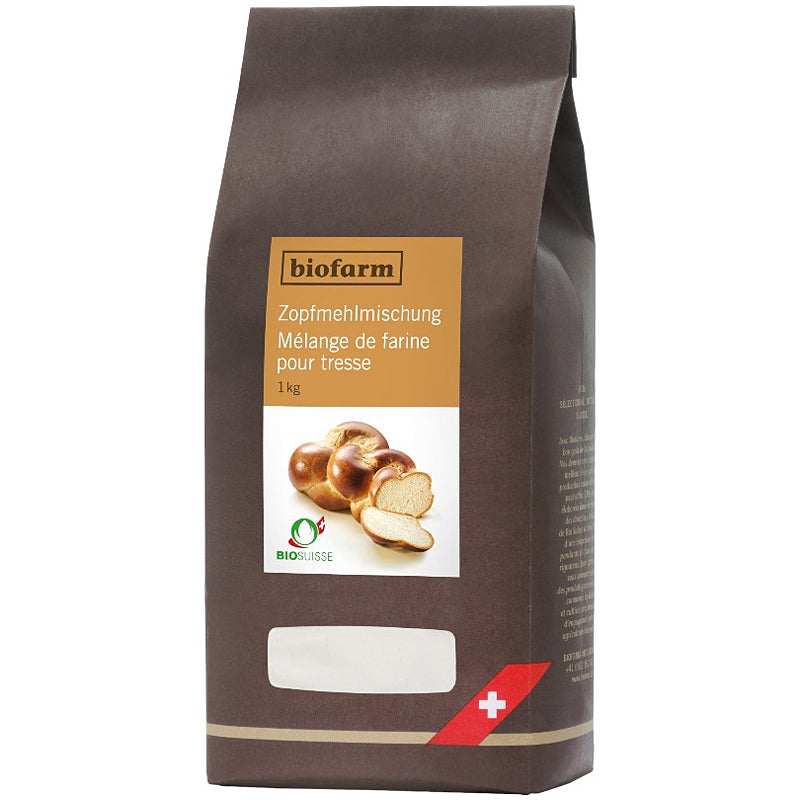 Biofarm - Mélange de farine pour tresse suisse BIO 1kg